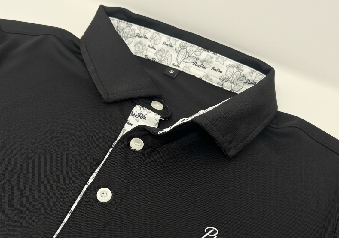 Black Polo - Cleaned Up