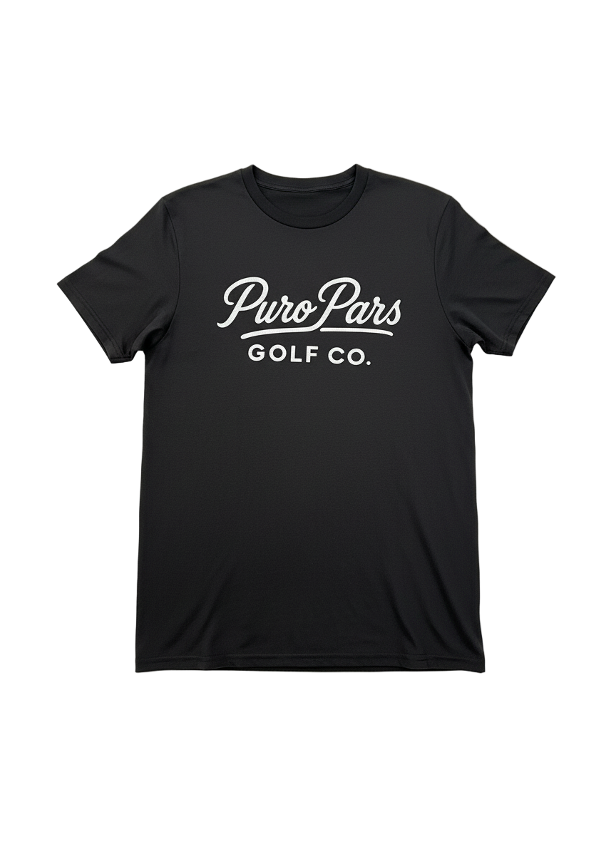 Black Puro Pars Golf Co. T-Shirt - Wrinkle Free