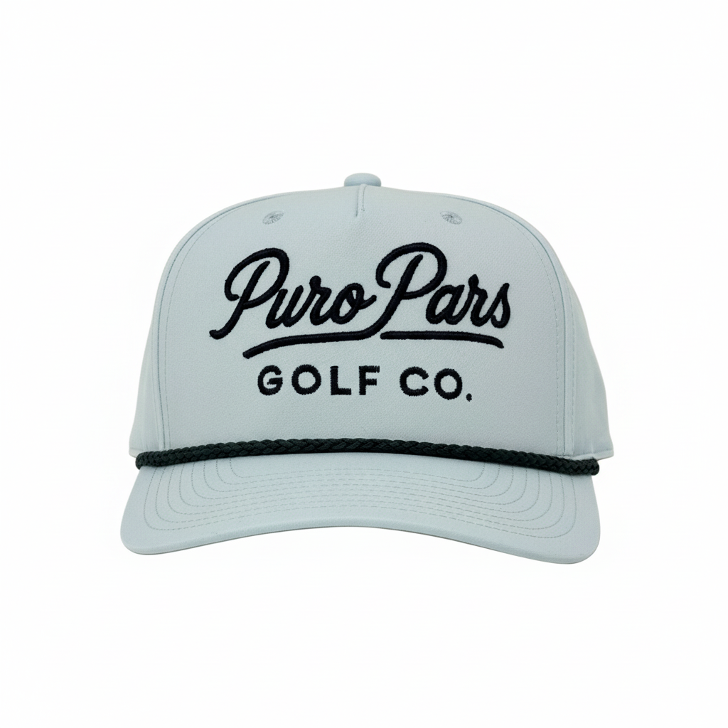 Light Blue Golf Cap - Front Facing