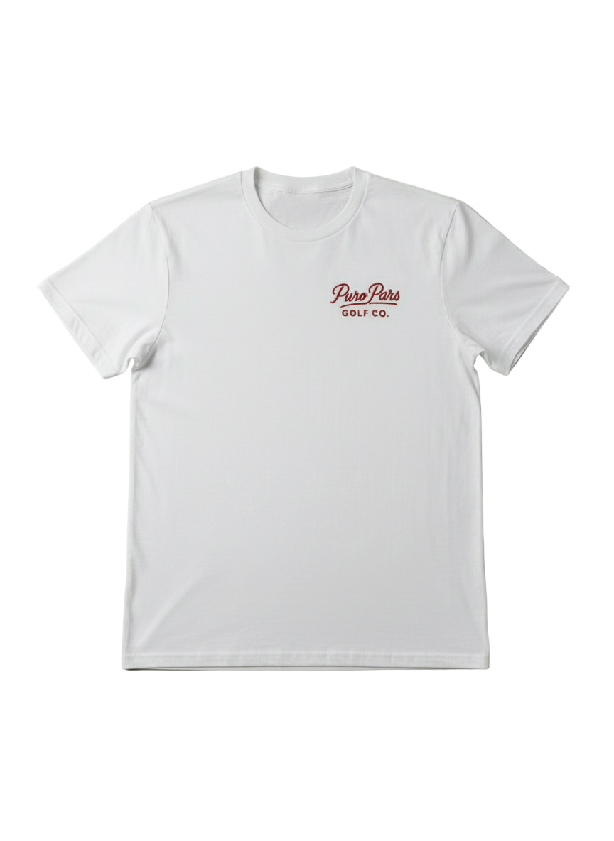 White Puro Pars T-Shirt - Wrinkles Removed